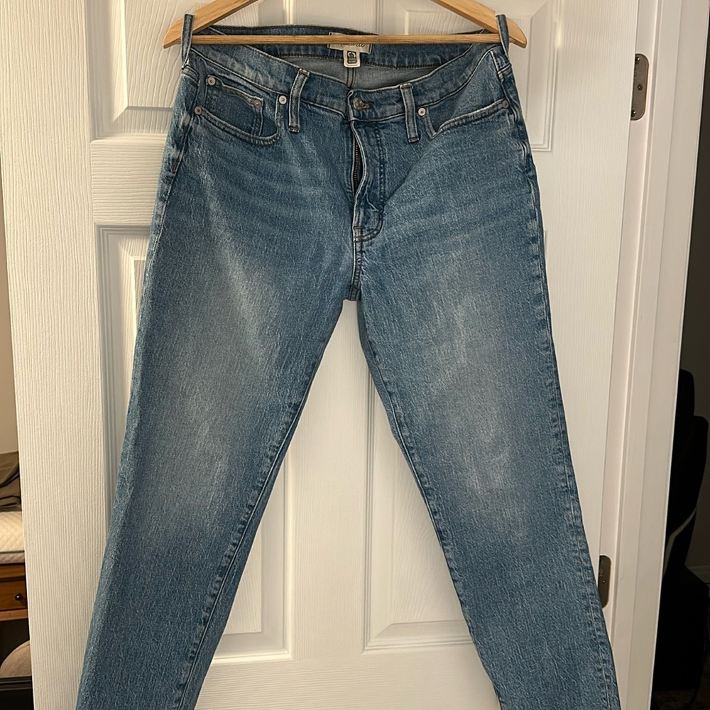 MADEWELL MID-RISE VINTAGE JEAN RAW HEM SIZE 30